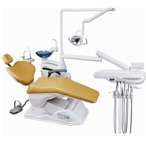 Dental unit chair fda ce approved c3 model computer controlled with hard leather for sale