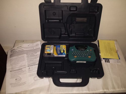 Brother P-Touch PT-65 Label Thermal Printer w/ LCD Screen, Labels, &amp; case.