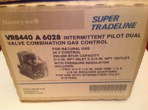 Honeywell vr8440 a 6028 intermittent pilot dual valve combination gas control for sale