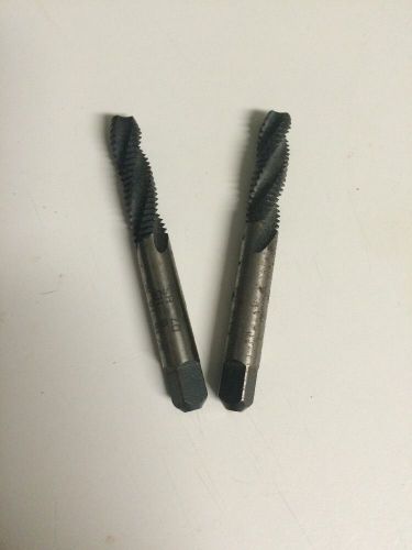 GREENFIELD TAP BITS (2):  5/8-11 NC Spiral Fluted