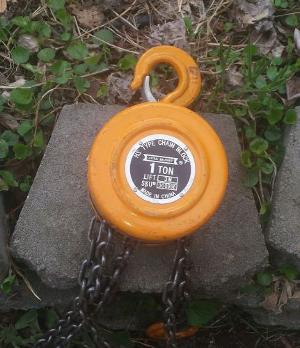 Central machinery 1 ton extra long lift chain hoist for sale