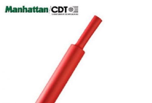 1meter - manhattan sts221 3/16&#034; (2:1) red heat shrink tubing - mil-i-23053/5 for sale
