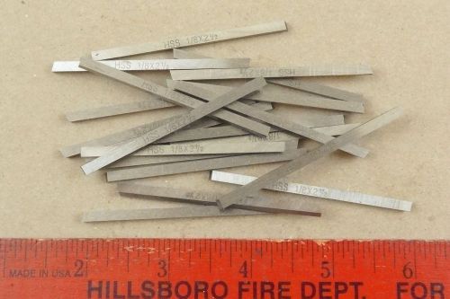 LOT OF 20 NEW UNUSED HSS 1/8&#034; CUTTING TOOL BITS 4 MACHINIST METAL TURNING LATHE