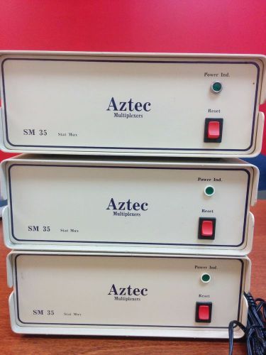 Lot of 3 - aztec sm35 multiplexer for sale