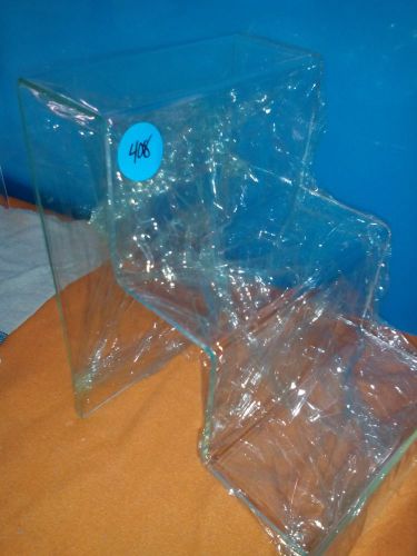 Acrylic display stand / riser /  step  3 level blemished #408 blue dot special for sale