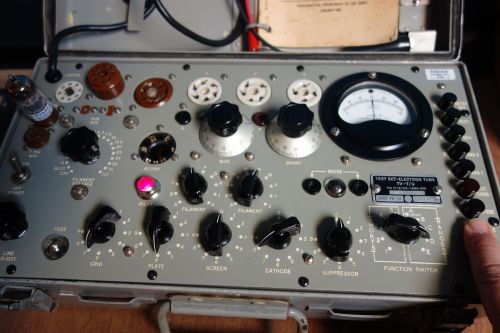 HICKOK MODEL TV-7/U VACUUM TUBE TESTER JUST CALIBRATED BY DAN NELSON MARCH 2015