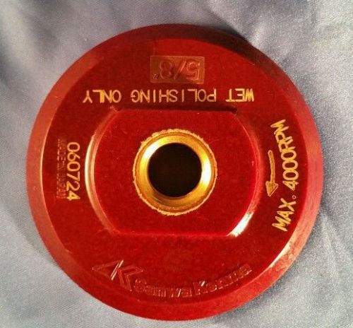 New alpha gp35/8rg 3&#034; rigid backer pad with threads: 5/8 inch - 11 for sale