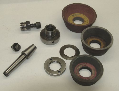 Bridgeport milling machine m head mt2 to boyar schultz grinding hub adapter-rare for sale