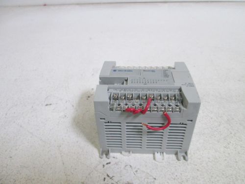 ALLEN BRADLEY PLC MODULE 1762-L24BWA SER. C (CHIPPED AS PICTURED) *USED*