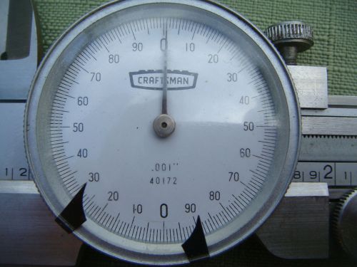 Craftsman 40172 analog dial caliper 6 inch Made in JAPAN