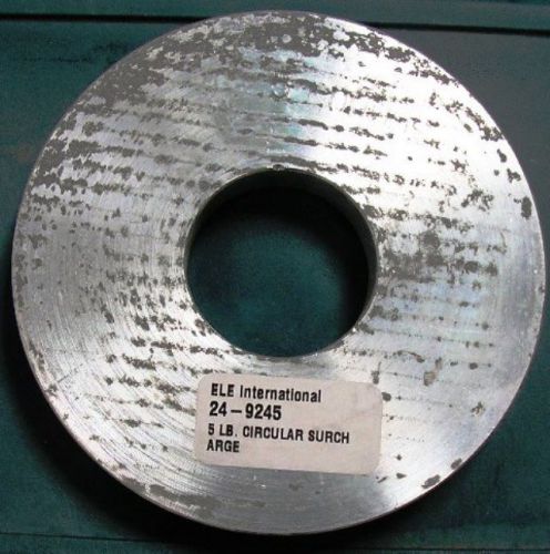 Surcharge Weights, 5 lb. used for the surcharged loads on the soil Item #8568