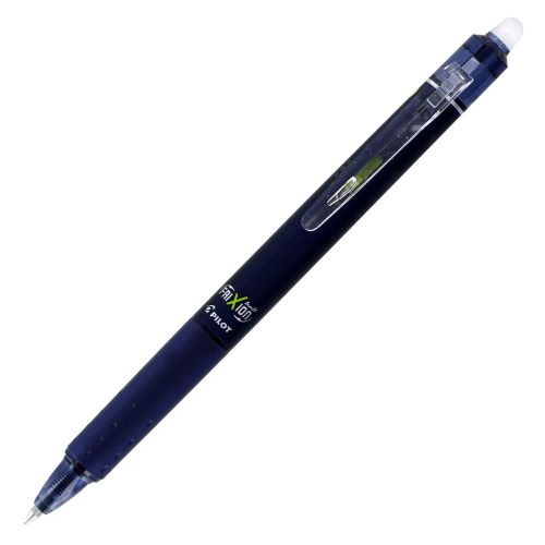 Pilot FriXion Clicker RT Erasable Gel Pen, Extra Fine, 0.5mm, Blue Black Ink, EA