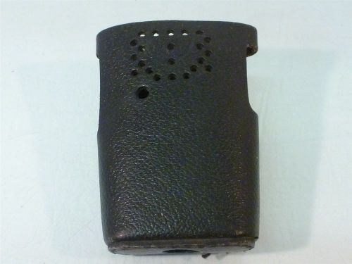 Radio leather holster case with swivel belt loop fire police for sale