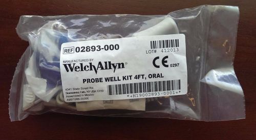 Welch Allyn SureTemp Plus Temperature Probe &amp; Well Assembly 4ft #02893-000 NEW