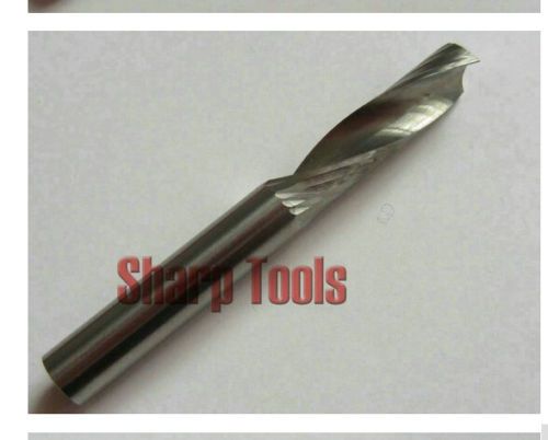 10pcs one flute carbide endmill spiral CNC router bits cutting tools 6mm 22mm