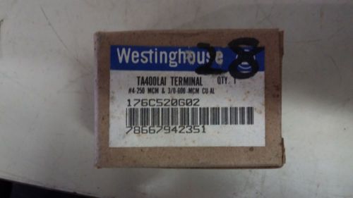 WESTINGHOUSE TA400LA1 NEW IN BOX #4-400 AND 3/0-600 LUG SEE PICS #A64