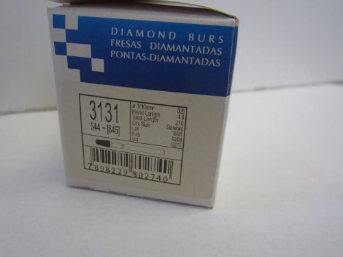 Dental Disposable Diamond Bur Sterile Cone Flat End # 3131 Pack Of 10