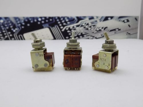 1x Mt3 (мт3)Toggle 2 Position Switch  250V 3A + Mounting Ring Nut USSR