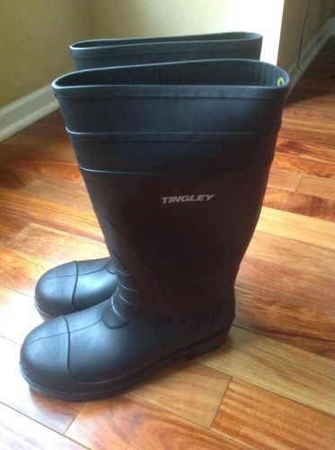 Tingley 15&#034; Economy PVC Knee Boots, with Steel Toe, work and safety