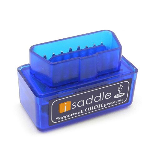 iSaddle Super Mini Bluetooth OBD2 OBDII Scan Tool Check Engine Light &amp; CAN-BU...