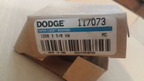 DODGE TAPER-LOCK BUSHING 117073 1008 x 5/8&#034; KW NEW OLD STOCK