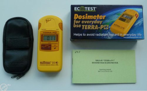 English Version, Radiation Detector Terra-P Plus MKS-05 Geiger Counter