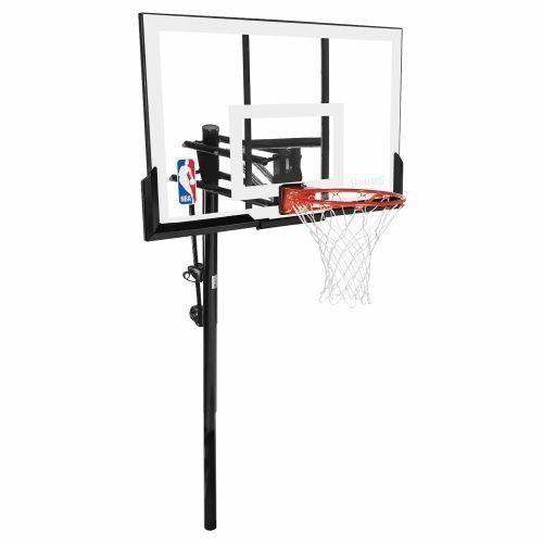 new 54&#034; Spalding Inground Basketball System Adjustable Hoop Backboard Goal Pole