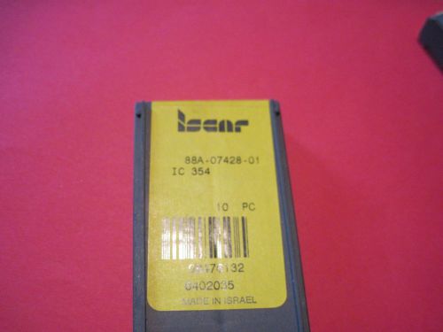 Iscar 88A-07428-01 , IC 354. 10 pieces , groove cutoff