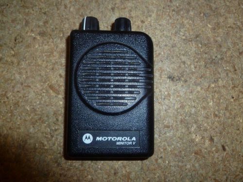 Working Motorola Minitor V 5 Low Band Fire EMS Pager 33-36.9 MHz