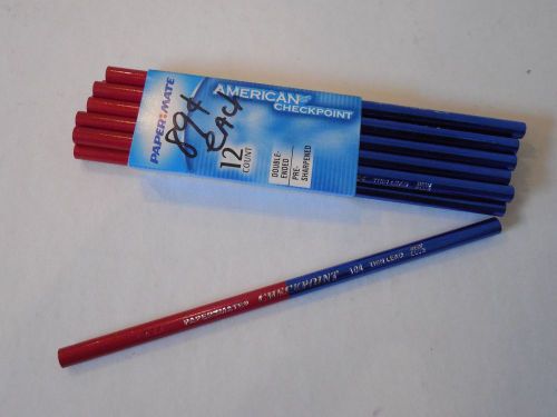 Papermate Double-Ended Pencils 29110  Red/Blue Lot of 11