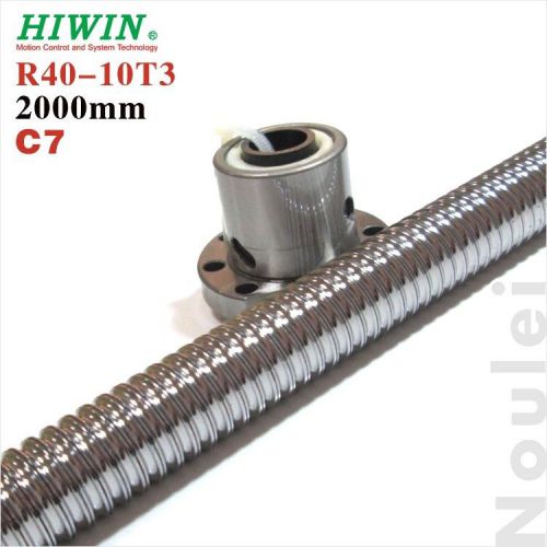 Custom hiwin 4010 ballscrew 2000mm c7 with ballnut + end machined cnc kit for sale