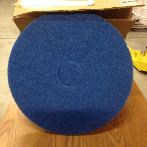 16&#034; FLOOR MACHINE SCRUBBER PADS BLUE FOR CLEANING 5 PCS.