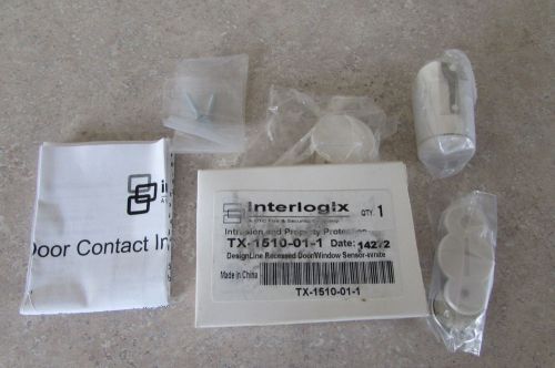 GE Interlogix UTC TX-1510-01-1 Recessed Wireless Door Window Contact White