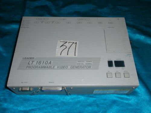Leader LT 1610A LT1610A  Programmable Video Generator