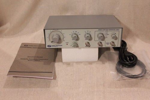 Global Specialties 2001A Function Generator, 0.2Hz to 200 kHz Freq. NEW IN BOX!