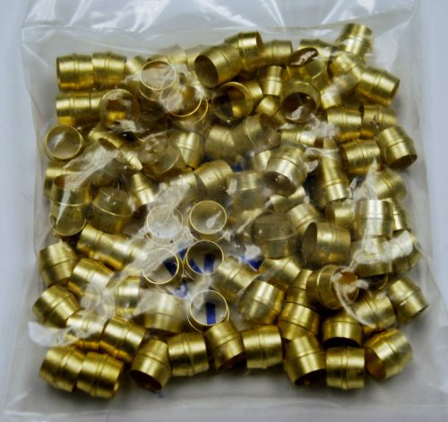 Brass fittings: air brake sleeve, tube od 1/4&#034;, quantity 100 for sale