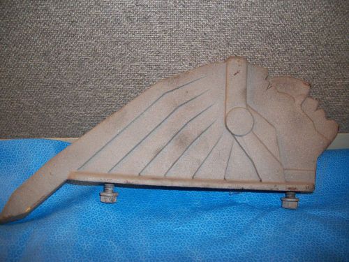 Galion Three Wheel Roller Cast Iron Indian Head Hood Ornament