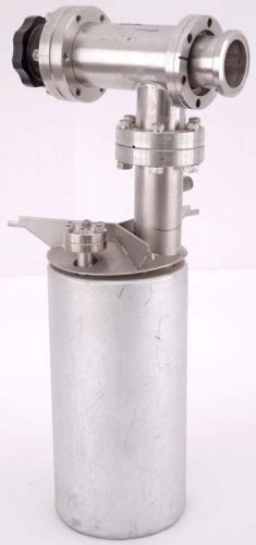 Huntington SP-151 Cryogenic Sorption Pump +Varian 2.75&#034; Flange High Vacuum Valve