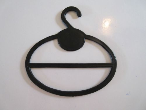 Wholesale Lot 9 Individual Scarf or Tie Hangers for retail display Black  G116