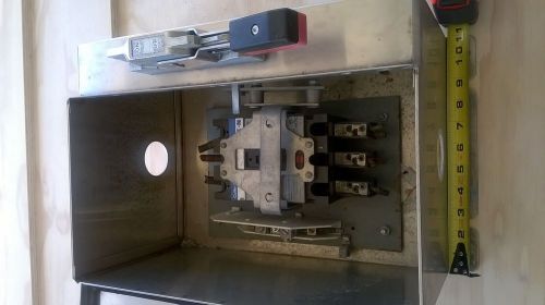 Cutler-hammer 100a breaker stainless steel disconnect for sale