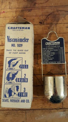 Craftsman Vintage Viscosimeter no. 1829