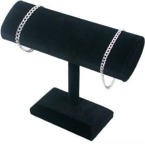 Black Velvet 1 Tier Bracelet T Bar Display Jewelry