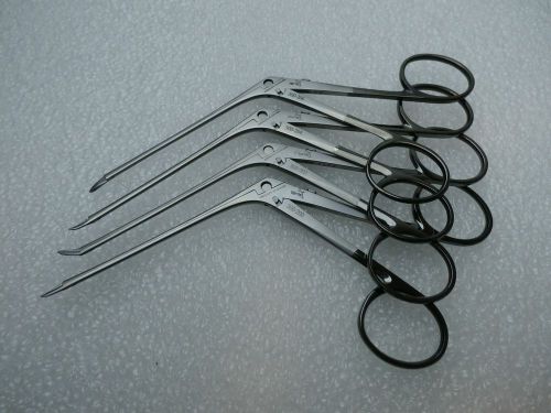 4ea-bellucci micro ear scissors 3&#034; shaft,(str,up ang,left cvd,right cvd) ent for sale