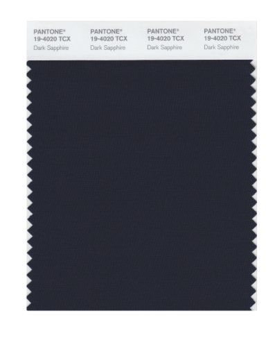 Pantone 19-4020 TCX Smart Color Swatch Card, Dark Sapphire