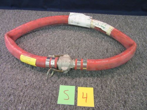 5&#039; GOODYEAR HORIZON HOSE 1-1/2&#034; WATER MILITARY MALE FEAMALE CAMLOK LEVER USED
