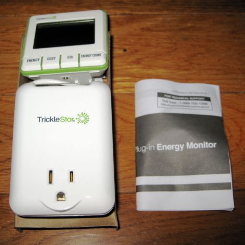 TrickleStar Plug-In Energy Monitor 891EM-US-W NEW