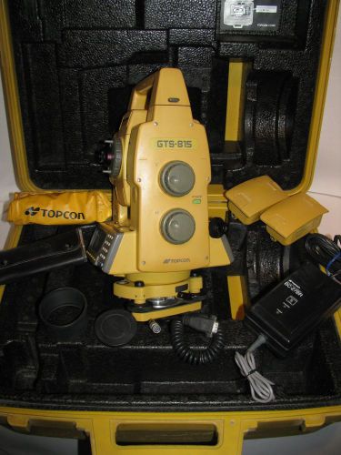TOPCON GTS-815 MOTORIZED TOTAL STATION EXCELLENT CONDITION