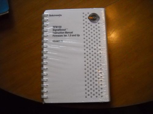 Tektronix RFM150 SignalScout instruction manual