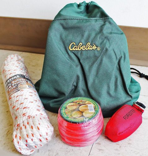 Arborist throw bag kit,180&#039; line,15oz throw bag,50&#039; poly prunner rope,free bag for sale
