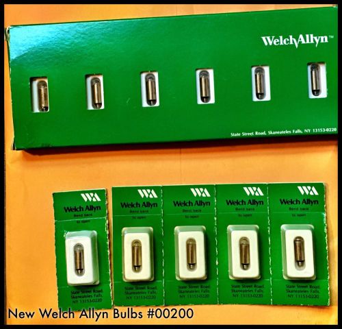 Lot Of 11 Brand New Welch Allyn 00200 Bulbs